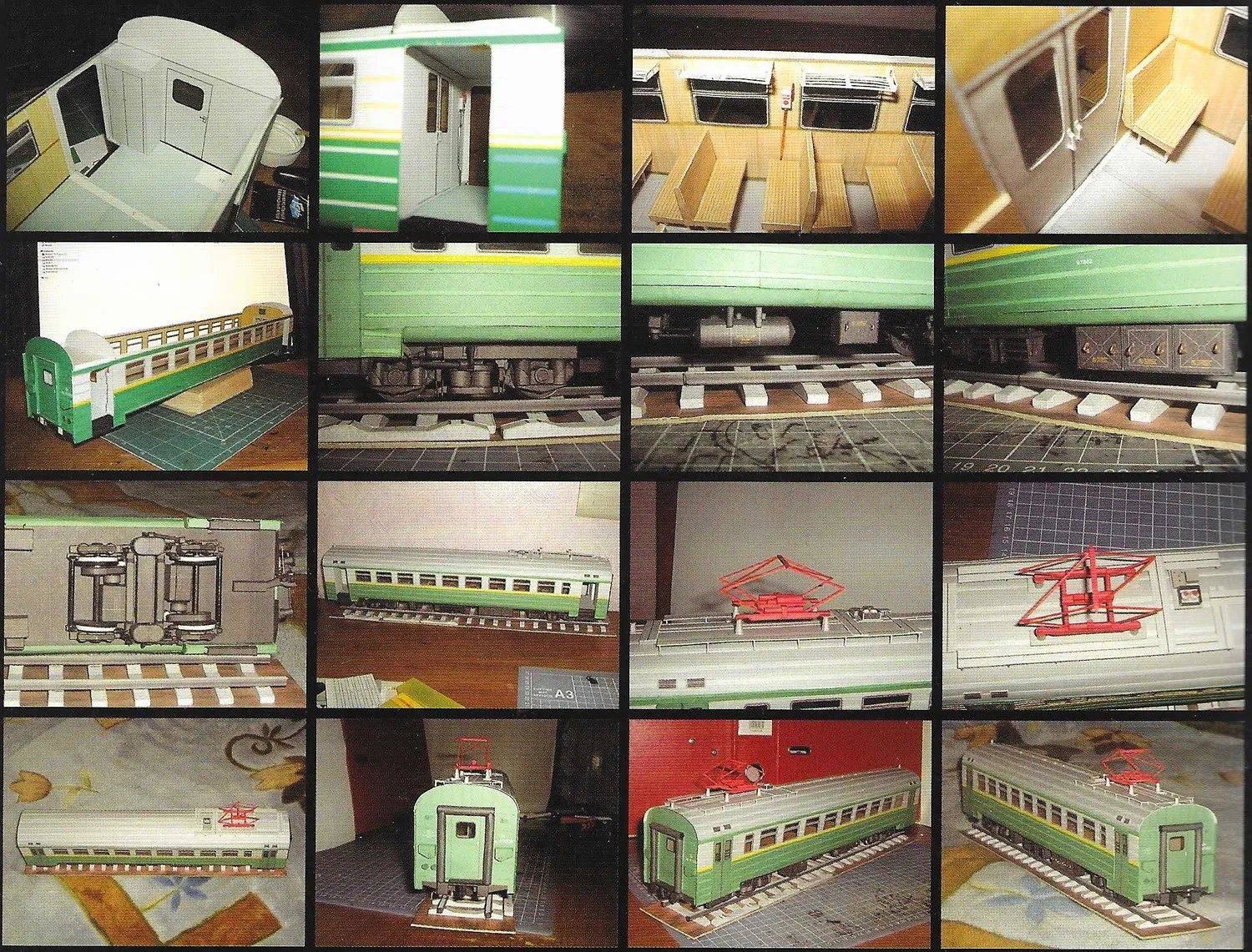 Papierový model - Vagón k Motorovej jednotke ER2-978